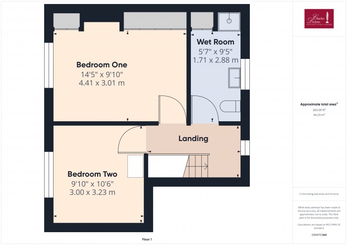 Floorplan for 50 Osborne Road, TA6