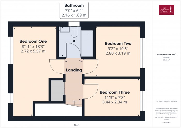 Floorplan for 20 Pear Tree Close, TA7