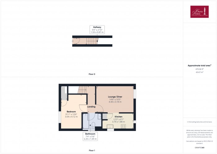 Floorplan for 17 Carlton Drive, TA6