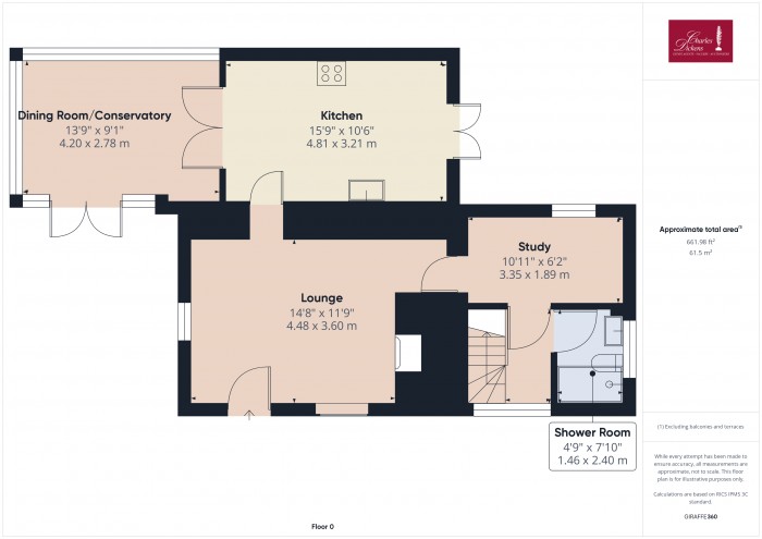 Floorplan for The Spinney, Church Road, TA5