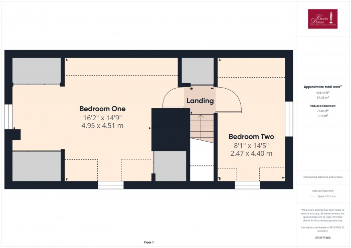 Floorplan for The Spinney, Church Road, TA5