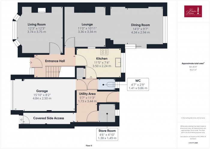 Floorplan for 22 Alfoxton Road, TA6