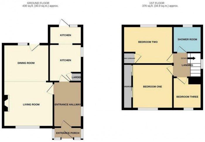 Floorplan for 7 Park Close, TA7