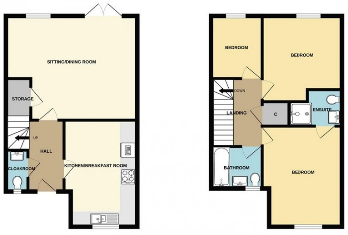 Floorplan for 1 Barley Close, TA7