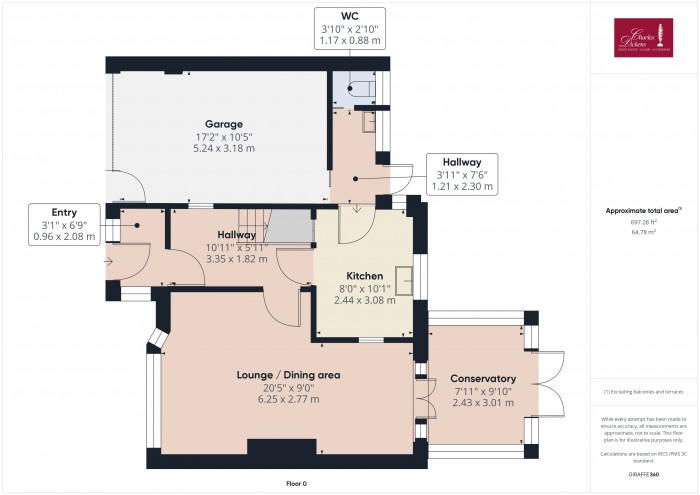 Floorplan for 33 Sedgemoor Road, TA6