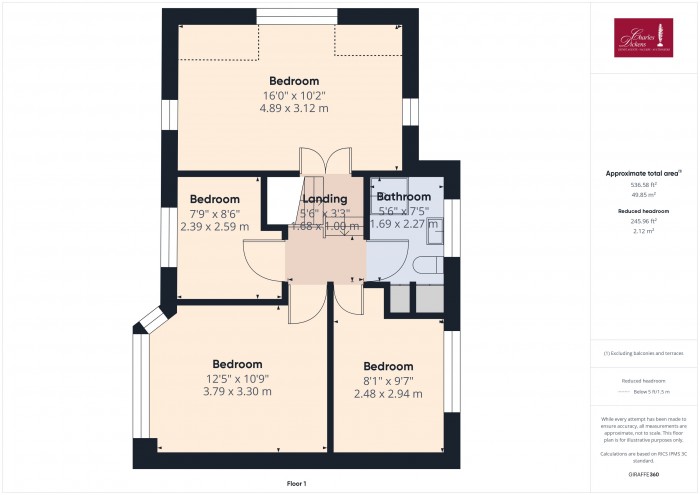 Floorplan for 33 Sedgemoor Road, TA6