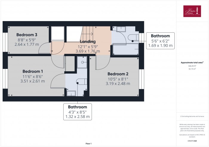 Floorplan for 21 Griffen Close, TA6