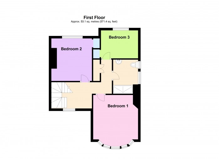 Floorplan for 13 Quantock Road, TA6