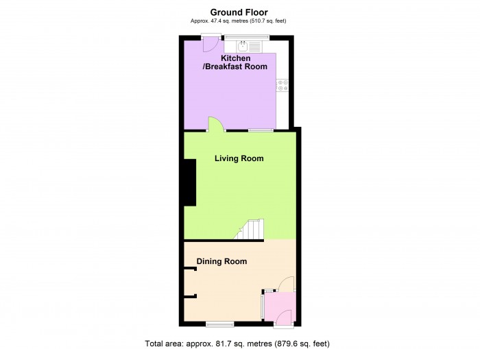 Floorplan for 76 Devonshire Street, TA6