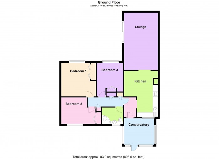 Floorplan for 16 Hawthorn Close, TA6