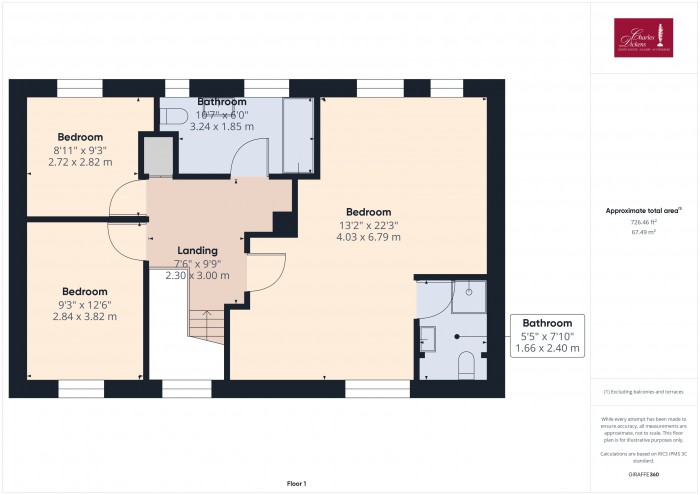 Floorplan for Linhay, TA7