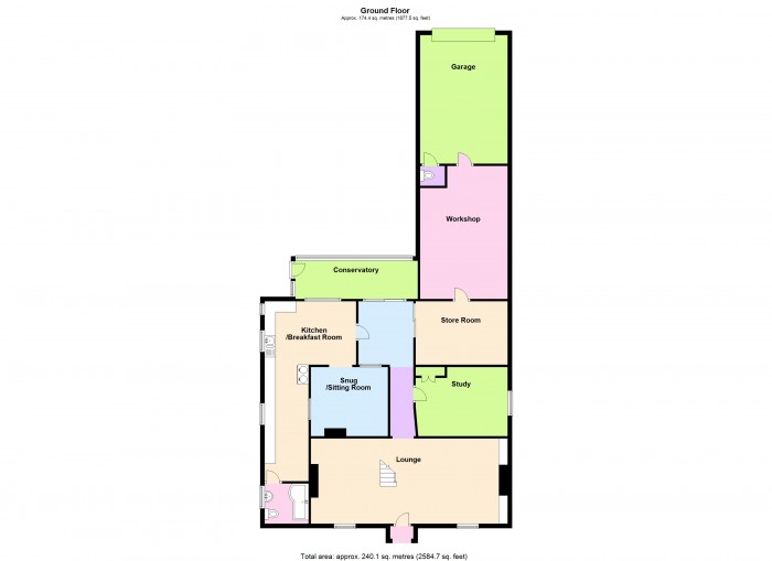 Floorplan for Bullhorn House, TA7