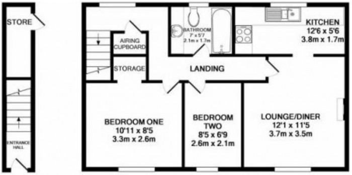 Floorplan for 19, TA6