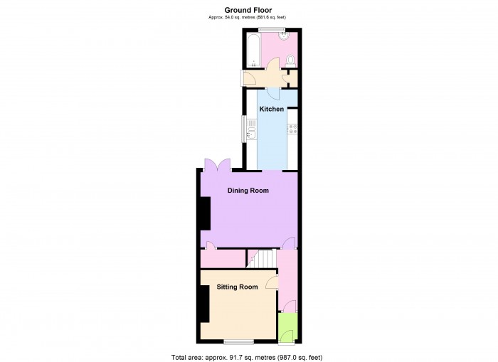 Floorplan for 30 Devonshire Street, TA6