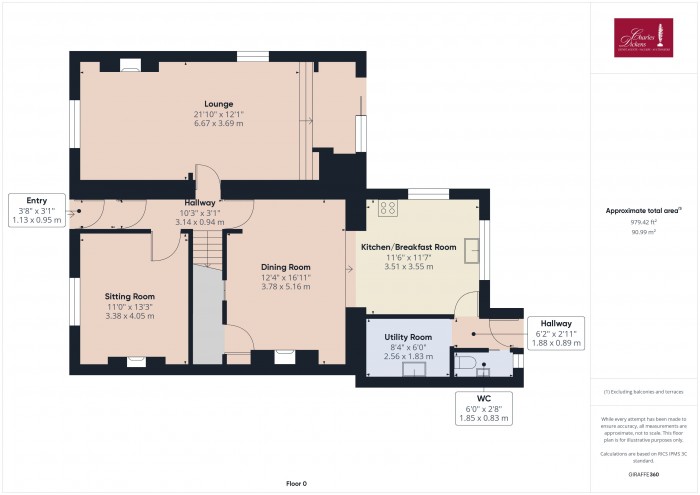 Floorplan for Laburnam House, TA6