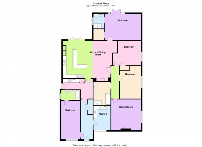 Floorplan for 24 Holford Road, TA6