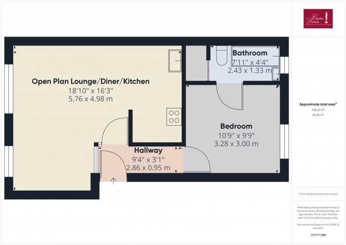 Floorplan for Flat 12, TA6