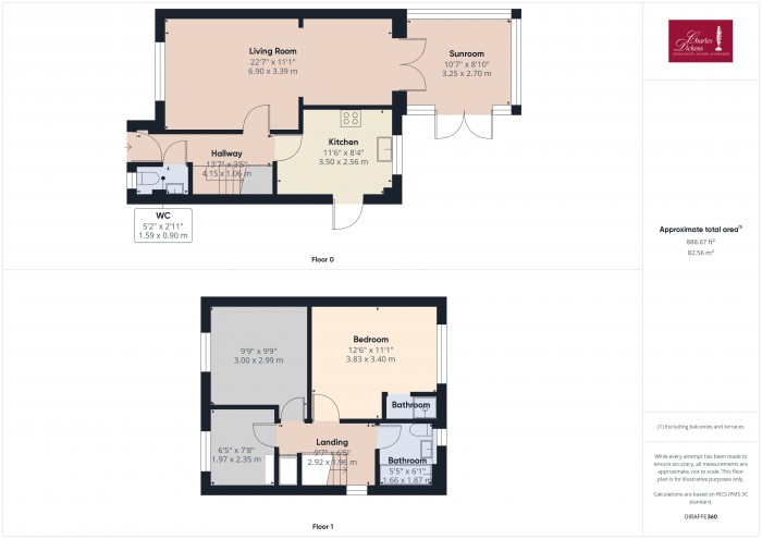 Floorplan for 2 Stanley Close, TA6