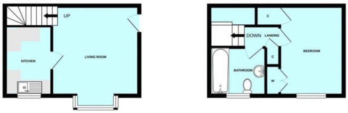 Floorplan for 16 Kingsdown Close, TA6