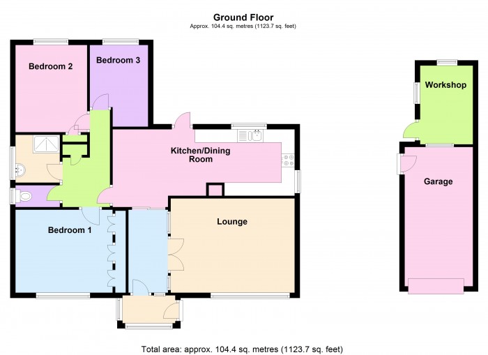 Floorplan for 12 Lyndhurst Crescent, TA6