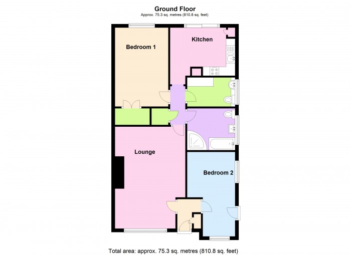 Floorplan for 24 Heathcombe Road, TA6