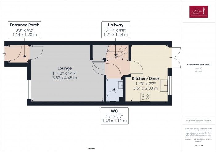 Floorplan for 29 Bullion Grove, TA6