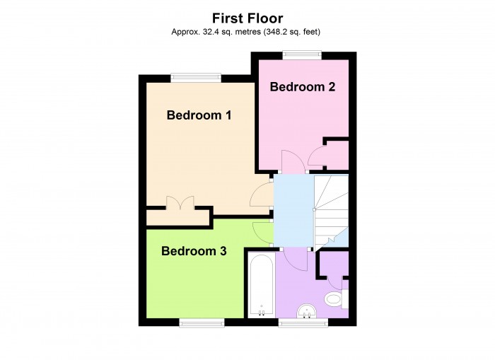 Floorplan for 21 Priory Court, TA6