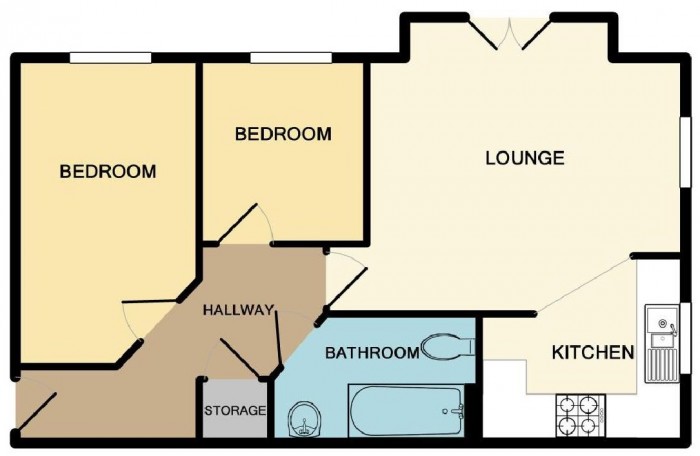 Floorplan for Apartment 11, TA6