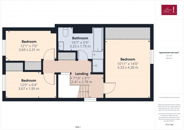 Floorplan for 21 Wellington Road, TA6